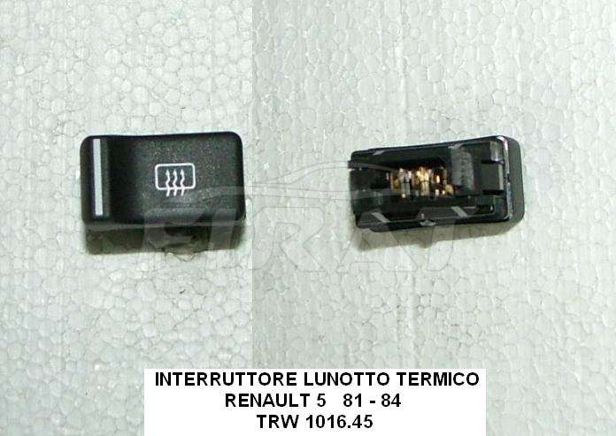INTERRUTTORE LUNOTTO TERMICO RENAULT 5 81 - 84